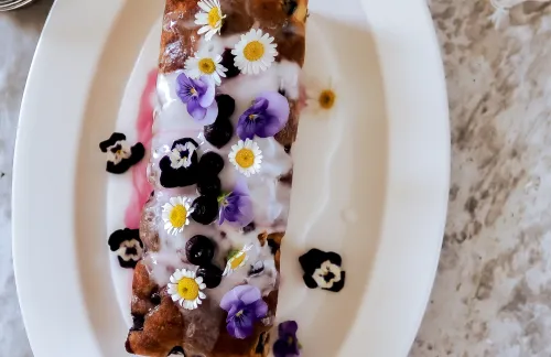 ブルーベリーハニーのパウンドケーキ